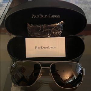 Mens Ralph Lauren Aviator Sunglasses